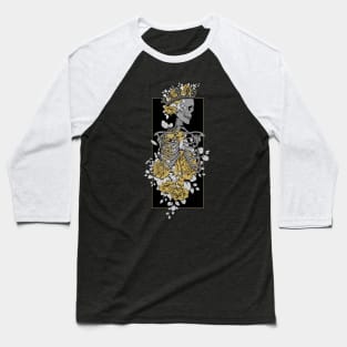 The Empress Skeleton Baseball T-Shirt